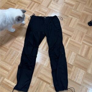 Women’s Black Cargo Pants Guizio